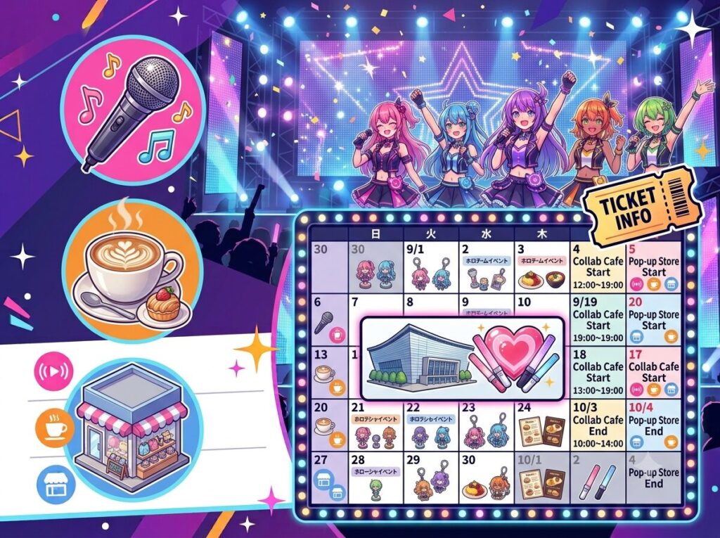 2026年最新】ホロライブのリアルイベント一覧まとめ！開催日程やチケット情報も